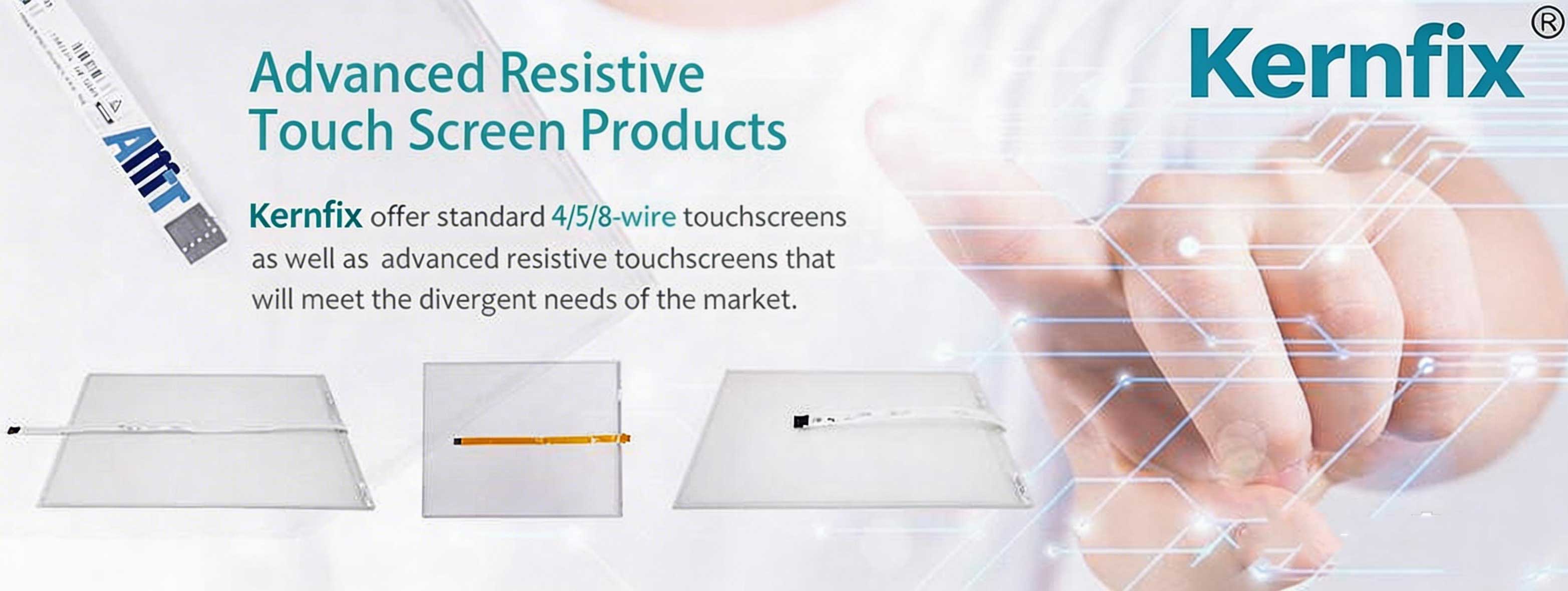AMT Resistive Touch screen repair replacement