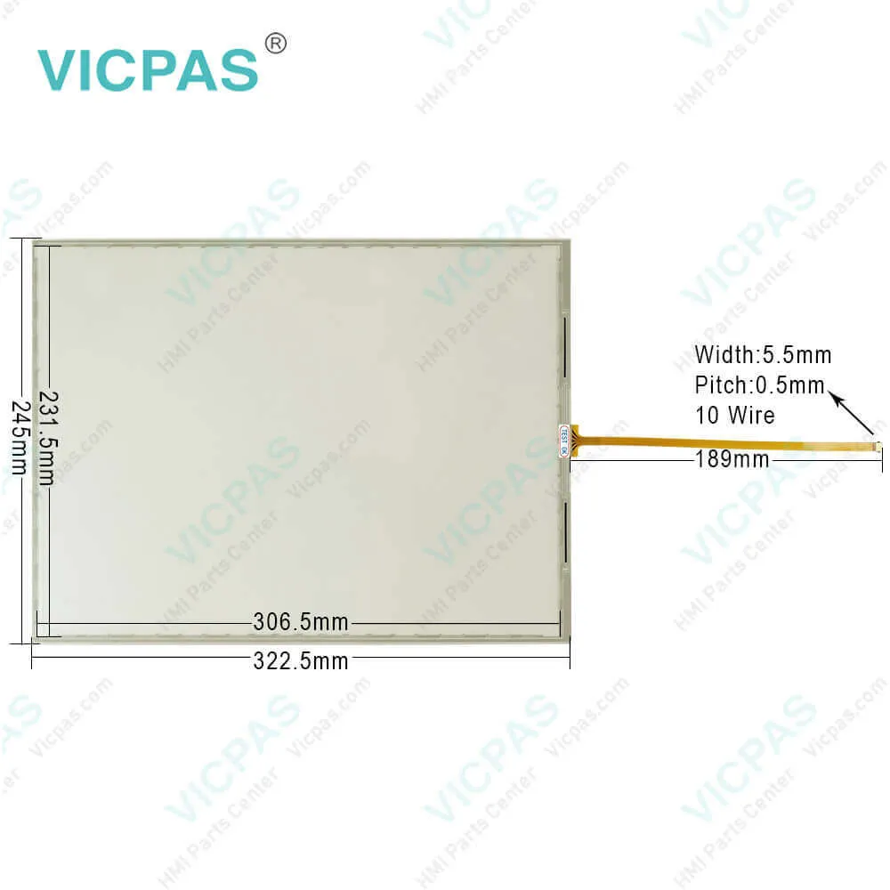 2711P-B15C22A9P Panelview Plus 7 Touch Screen Panel