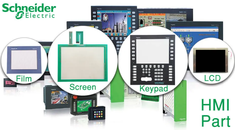 Kernfix Supply Schneider Magelis HMI Panels Part--TouchScreen, protective Film, LCD display and membrane Keypad to repair replacement Kernfix Supply Schneider Magelis HMI Panels Part--TouchScreen, protective Film, LCD display and membrane Keypad to repair replacement