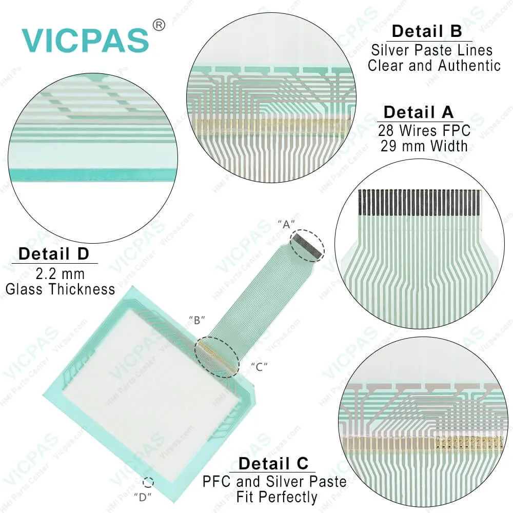 EZ-S6C-ES EZ-T6C-ES Front Overlay Touch Pad Repair