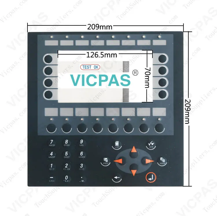 Membrane switch for Beijer HMI E600 04390A Replacement