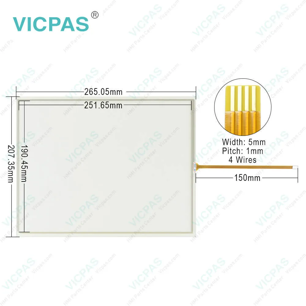 6AV6545-0DA10-1AX0 HMI Siemens MP370 12 Touch Panel Overlay
