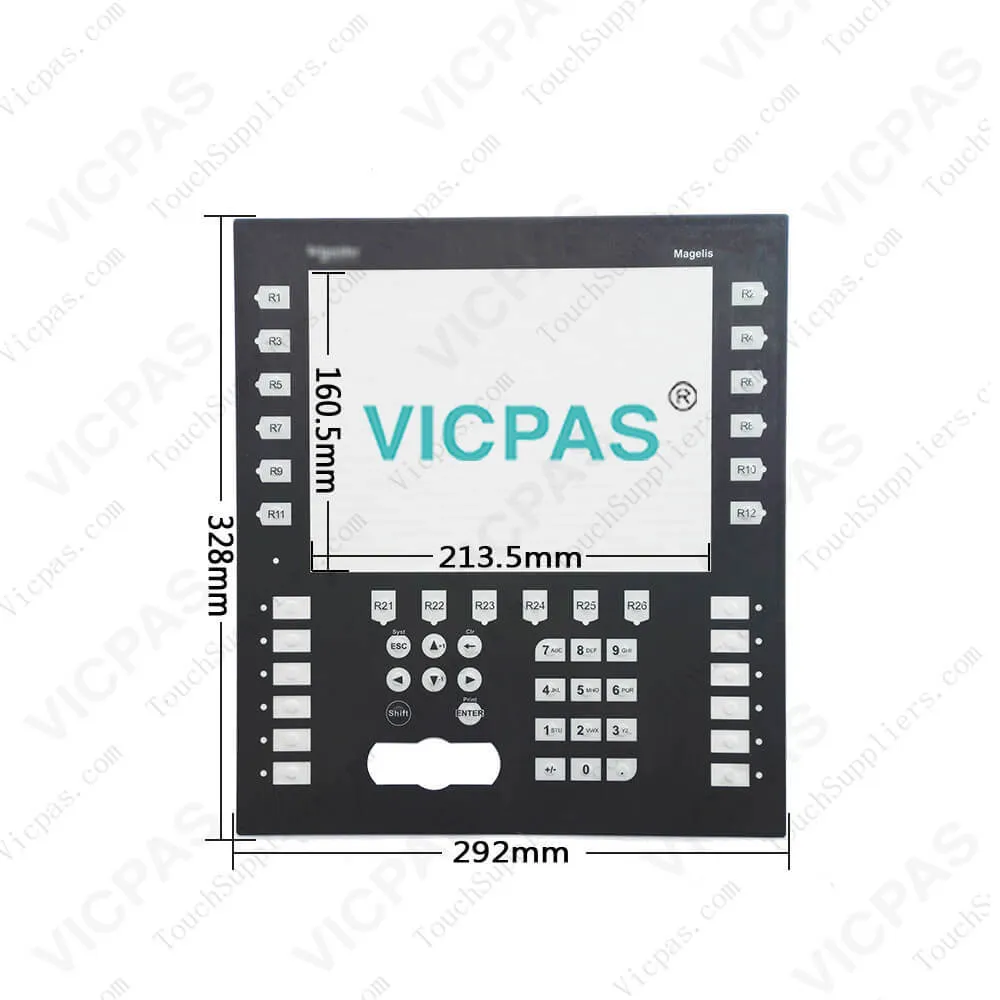 Membrane keypad for XBTGK5330 membrane keyboard switch