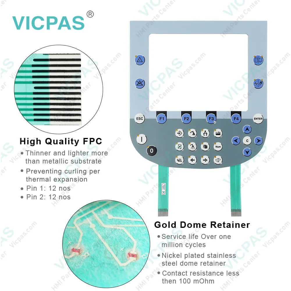 B&R 4MP281.0571-12 Panel Glass Keypad Repair