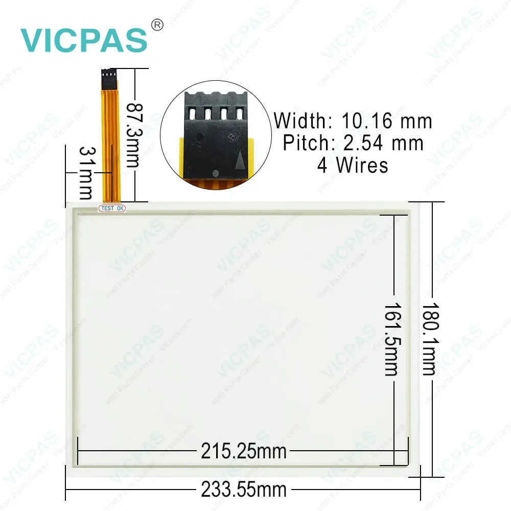 80F4-C135-A4030 TP-104F-03 UN Ver.01 Touch Screen Glass