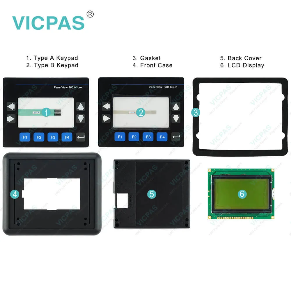 2711-M3A18L1 PanelView 300 Membrane Keyboard Keypad