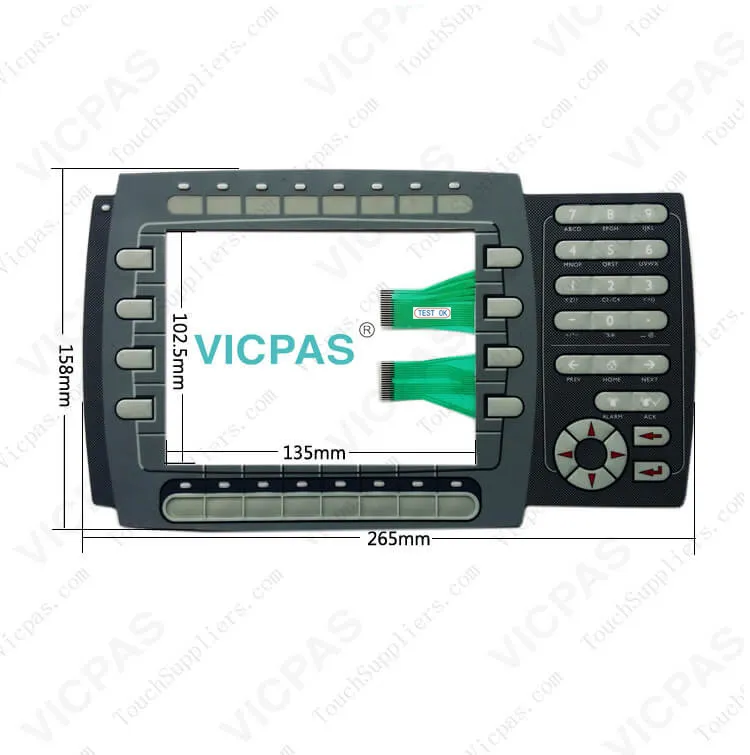 Beijer EXTER K70 601110026 Monochrome Membrane Keyboard