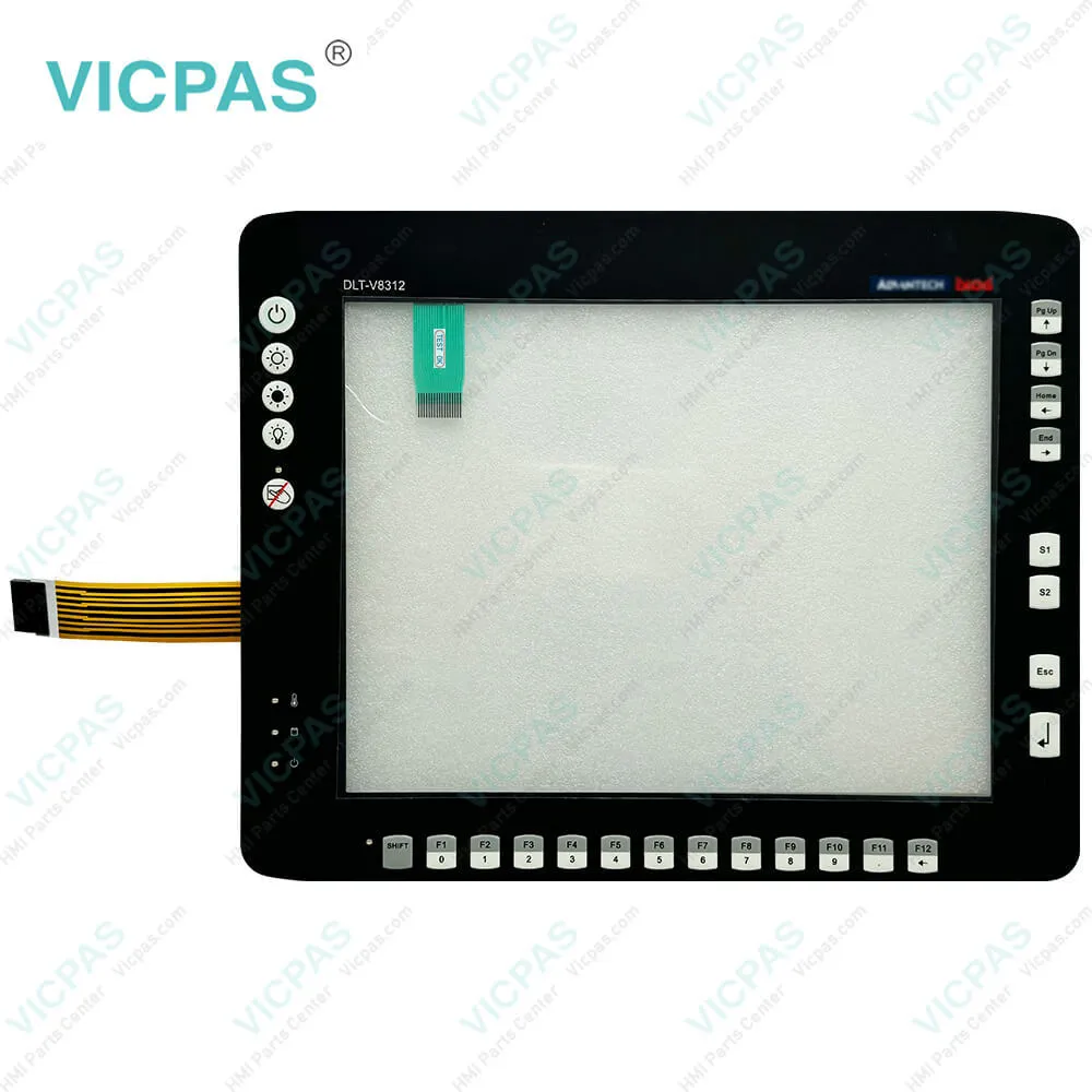 Advantech DLT-V8312 Touch Screen Glass Membrane Keyboard