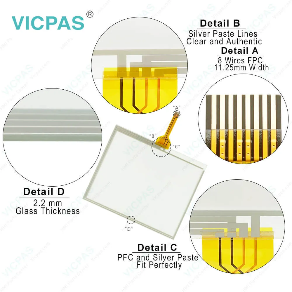 PP345 3BSC690104R2 Touchscreen Panel Replacement