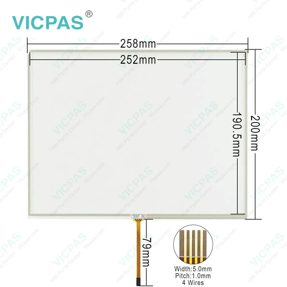1201-680 B TTI 0516-X123 03-TW Touch Digitizer Glass