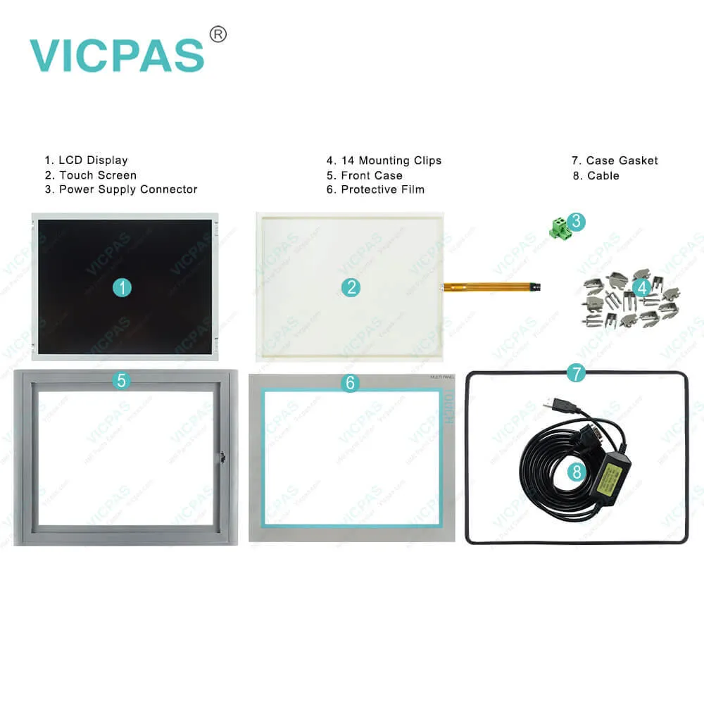 6AV6644-5AB10-1BS0 MP377 15 Touchscreen Overlay LCD Case