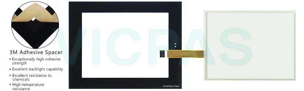 GE Fanuc QuickPanel View Series IC754CSL12CTD-GE IC754CSL12CTD-HH IC754OBL12CTD Protective Film Touch Screen Repair Replacement
