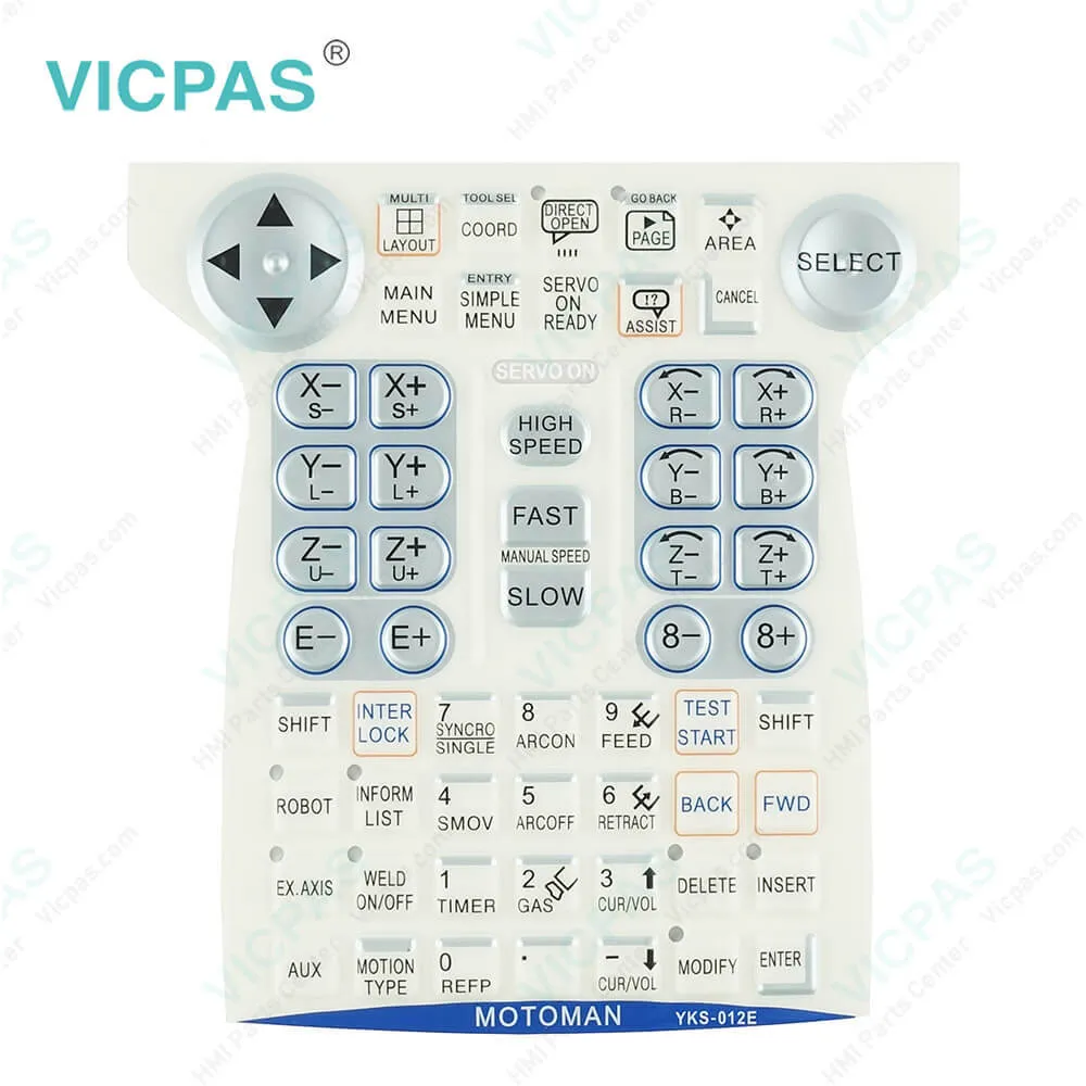MOTOMAN YKS-010J YASKAWA DX100 Membrane Switch