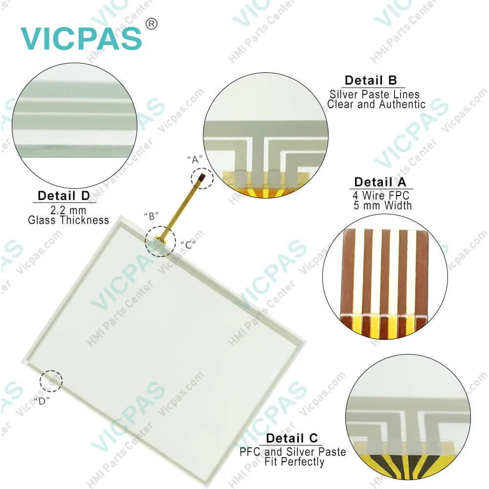 Mitsubishi GT2510-WXTBD Touch Membrane Repair