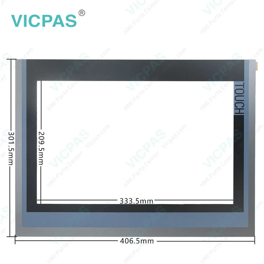 6AG1124-0QC13-2AX0 TP1500 Comfort Outdoor HMI Panel Glass Overlay