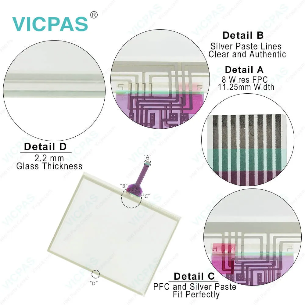PP345 3BSC690104R2 Touchscreen Panel Replacement