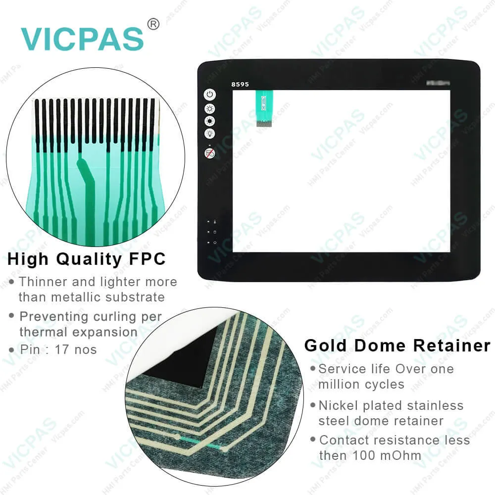 Advantech DLT-V8312 Touch Screen Glass Membrane Keyboard