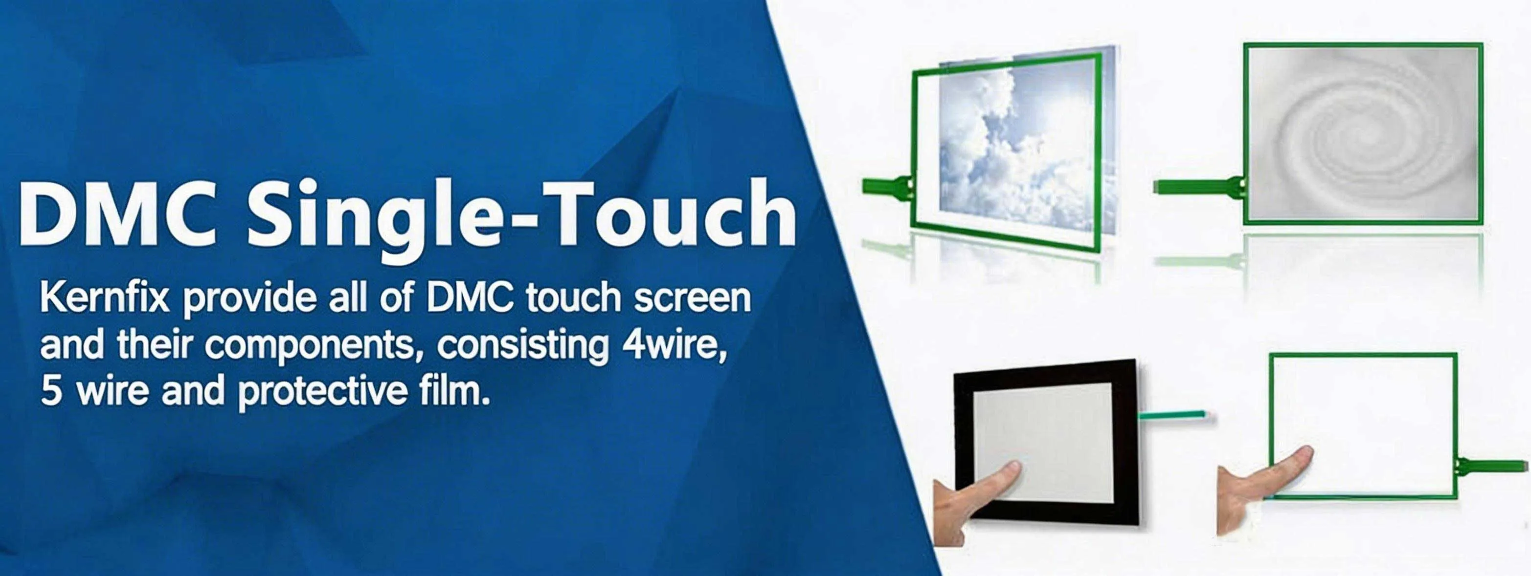 DMC 4wire and 5wire resistive touch screen glass repair
