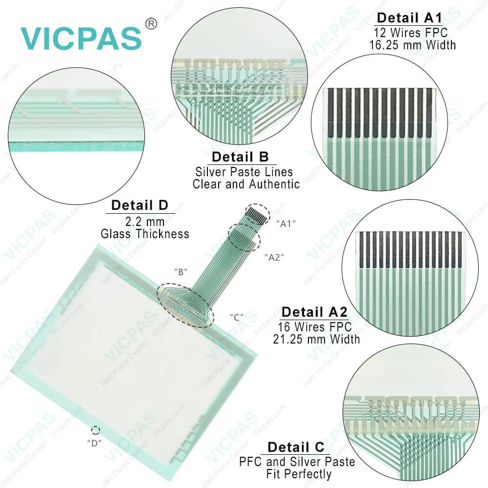 2780051-02 GP370-SC41-24VP Front Overlay Touch Membrane