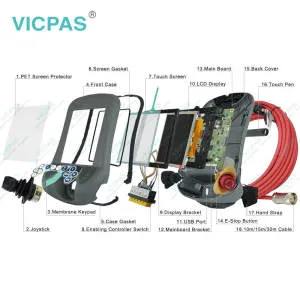 2711-B5A1 Touch Screen Panel with Membrane Keypad