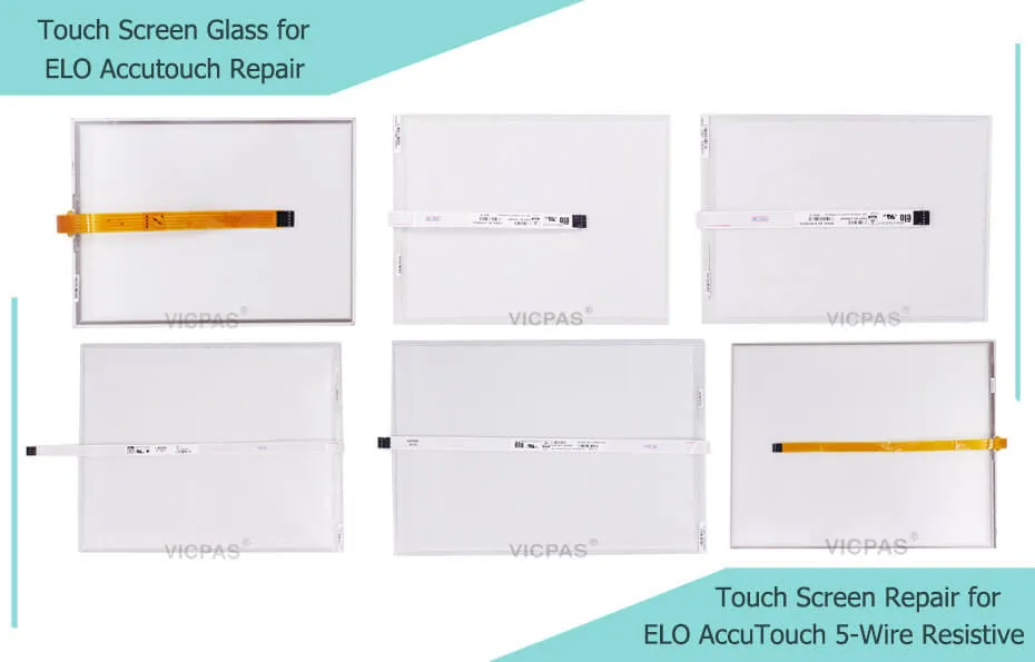 elo accutouch 5wire resistive touch screen panel glass repair