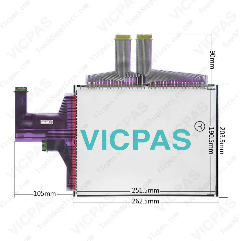 NS12-TS01B-V2 Omron NS12 Series HMI Touchscreen and Overlay