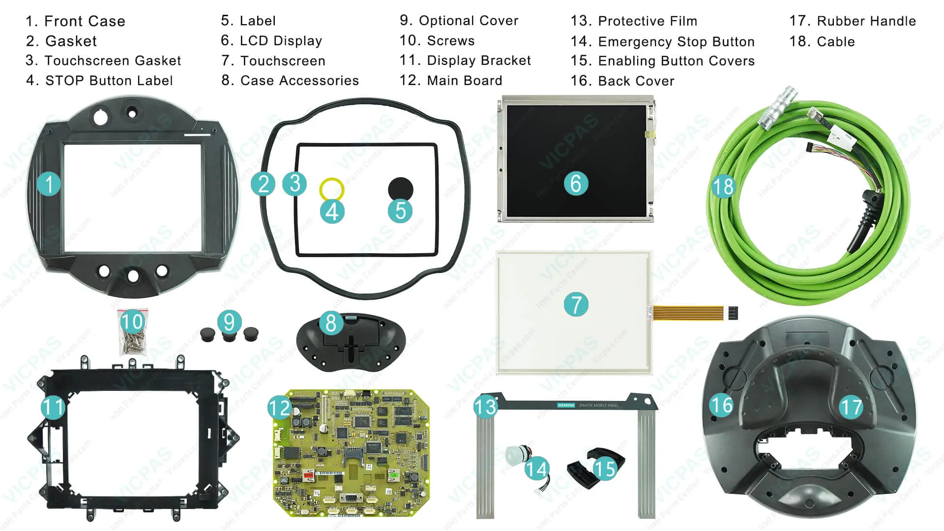 Siemens Mobile Panel 277 10 Repair Parts | KernfixS