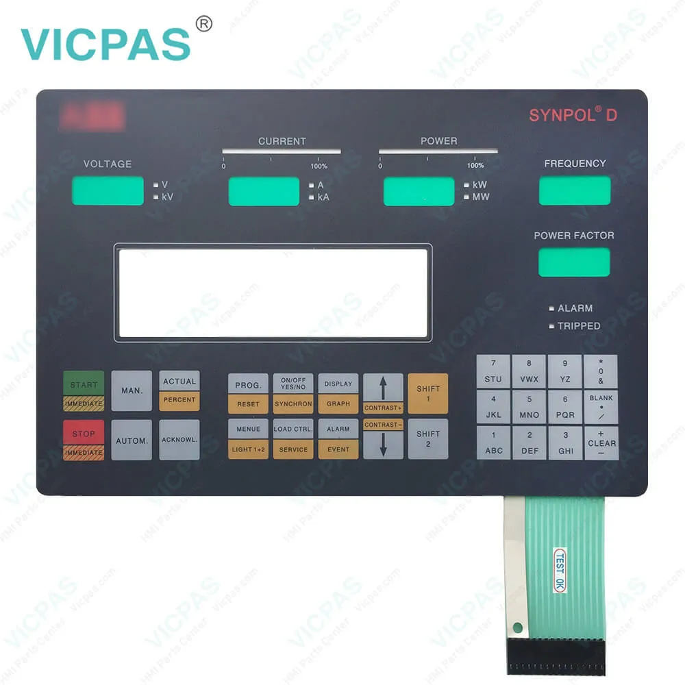 SYNPOL D CMA130 Membrane Switch HMI Replacement