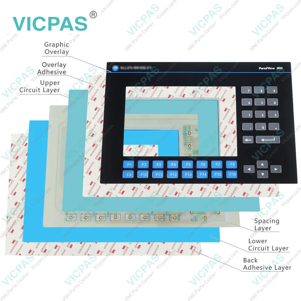 2711-K9A1 PanelView 900 Membrane Keyboard Switch Repair