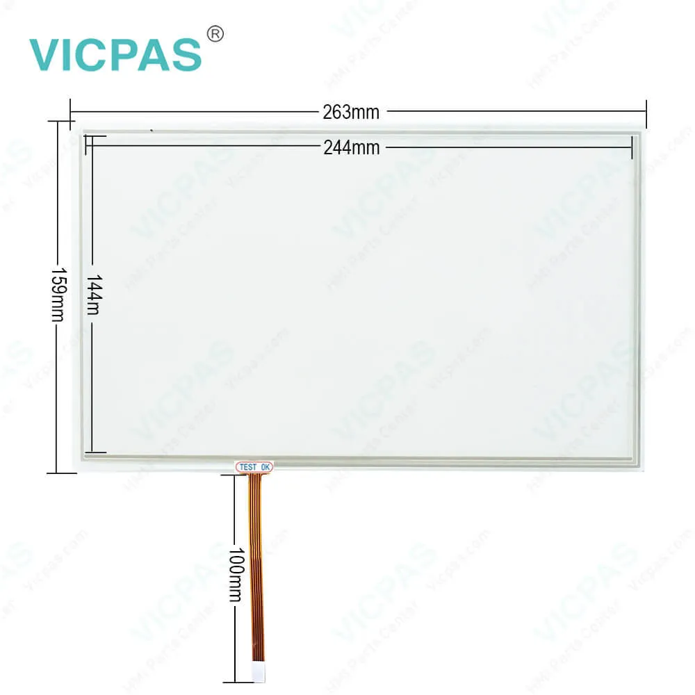 6PPT30.101G-20F Touch Glass Front Overley