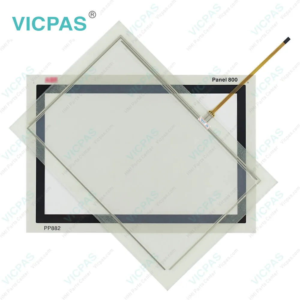 PP896 3BSE069278R1 Front Overlay HMI Panel Glass