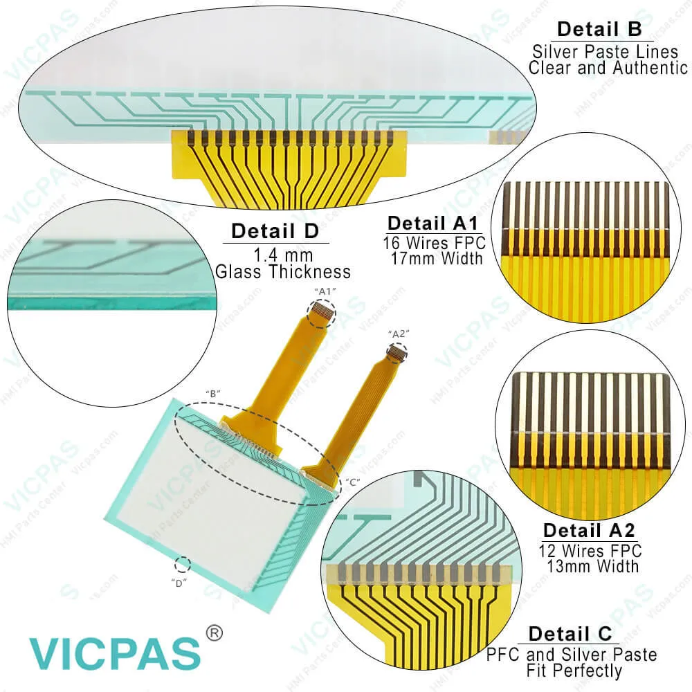 Koyo DP-C321 Touch Panel Glass Protective Film Repair