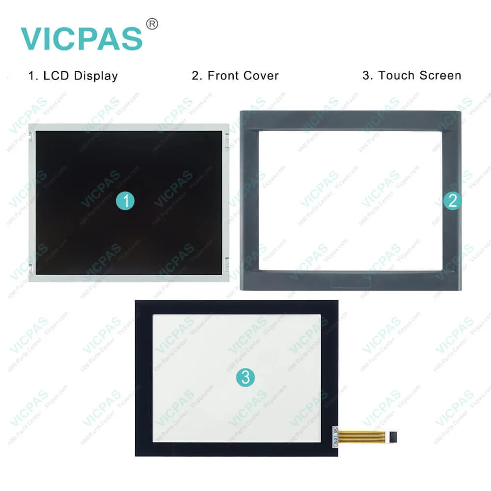 P91-5JC-1A0K-4A5 P91-5JD-190A-4A3 HMI Panel Glass LCD Display Screen Front Cover
