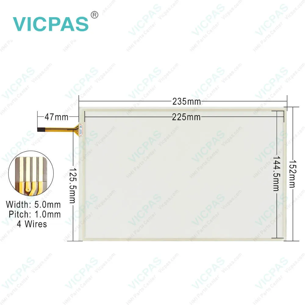 KEBA AT-4041 KeTop T200-M0A-Z20-WES7 Membrane Switch Keypad HMI Touch Glass