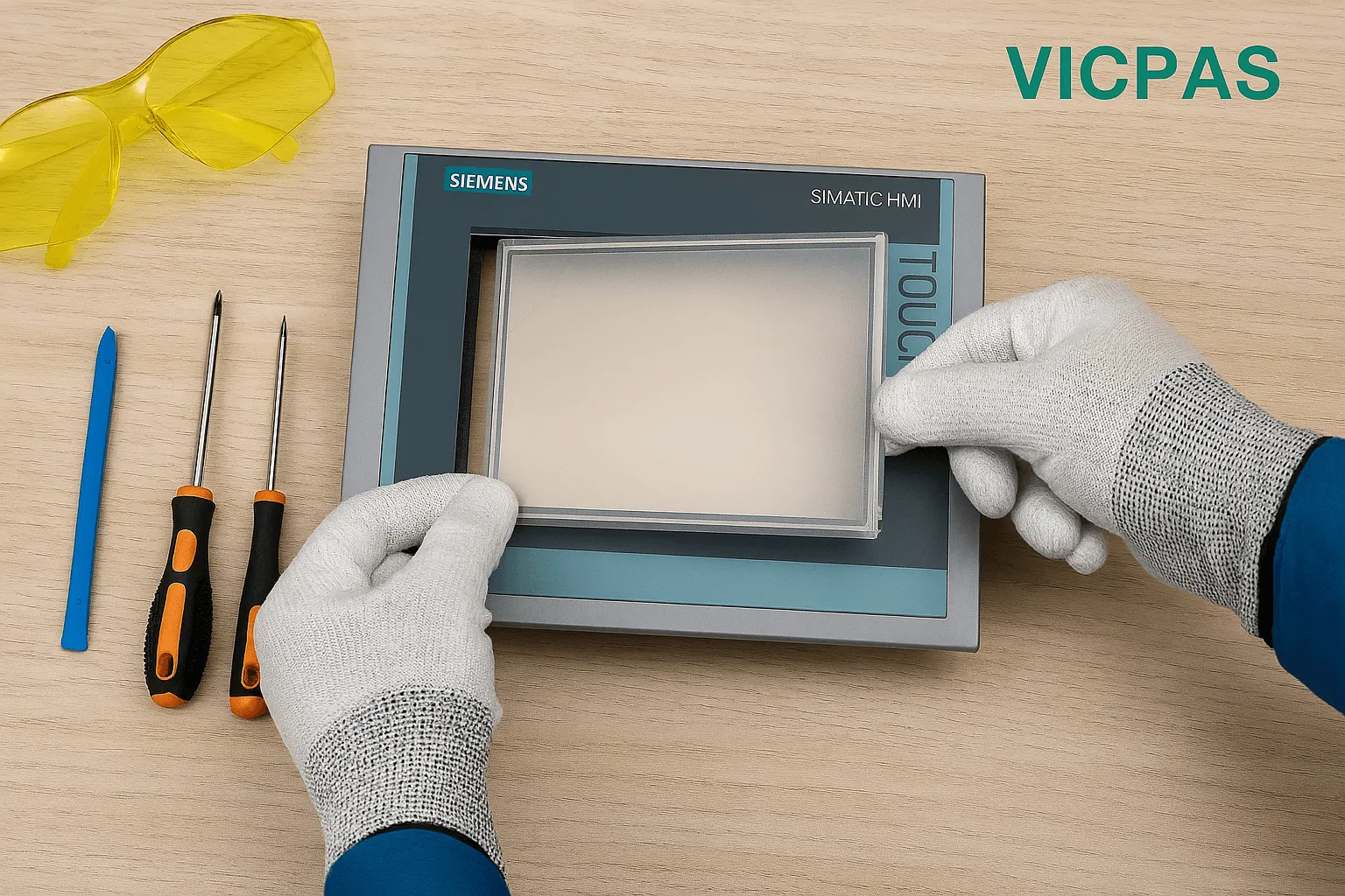 Step-by-step USB recovery process for Siemens KTP400