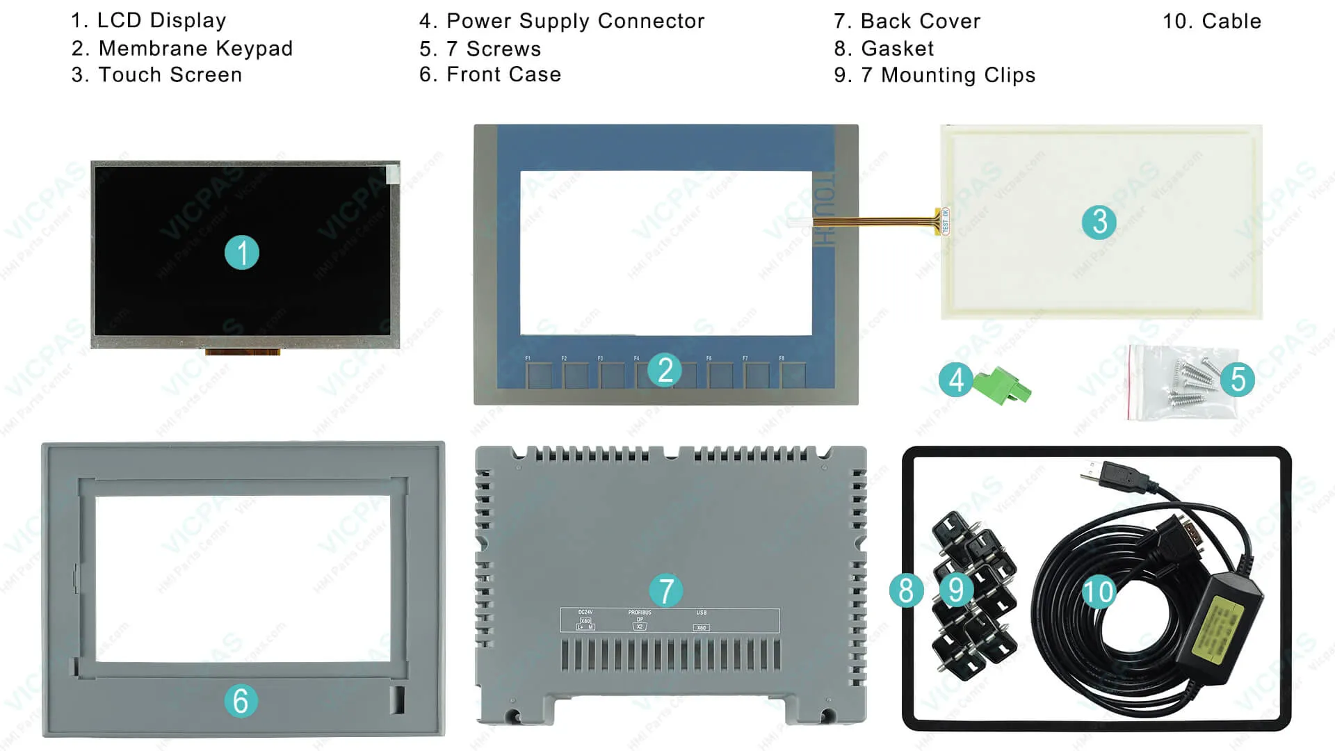 Siemens KTP700 Repair Parts | KernfixS