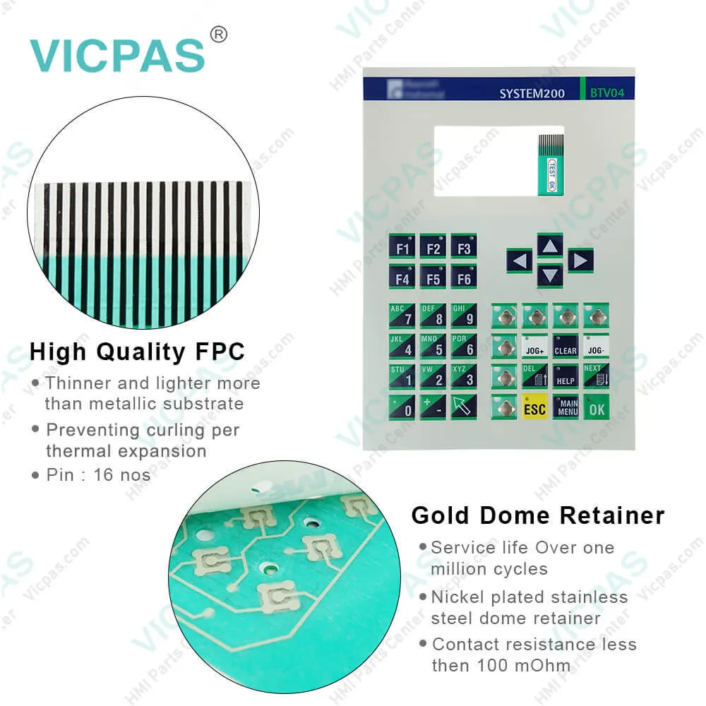 Operator Keyboard for BTV04.2GN-FW HMI SYSTEM200 BTV04 PLC