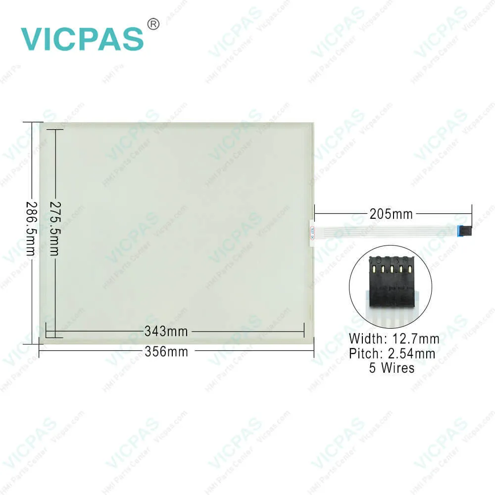 91-02528-00A/0252800A HMI Panel Glass Replacement