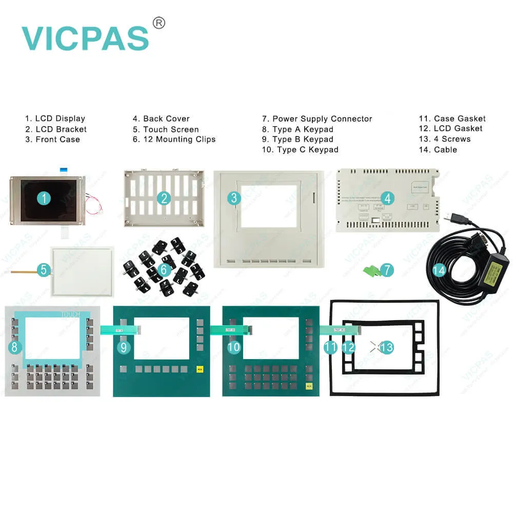 0005-4050-950 Siemens OP177B Keypad Touch LCD Case