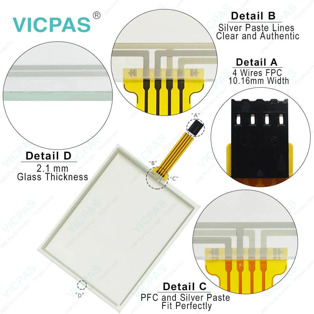 Touchscreen Panel Front Overlay for 4PP065.0571-K06