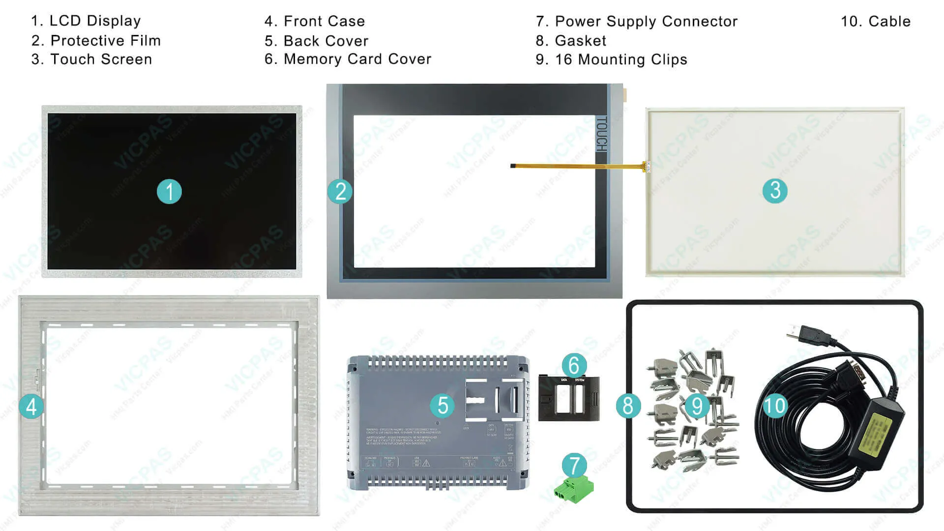 Kernfix TP1200 Comfort replacement parts display