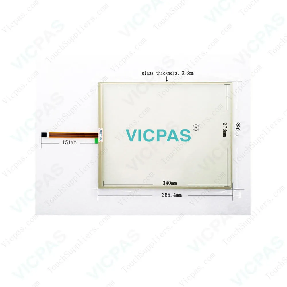 AMT2512 AMT 2512 Touch Screen Glass Repair 17.1 Inch