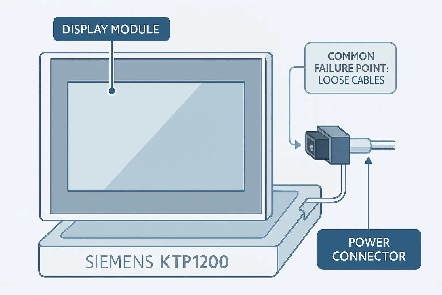 Siemens KTP1200 internals diagram