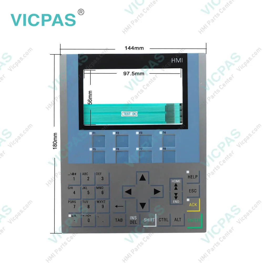 6AV2124-1DC01-0AX0 Siemens HMI KP400 Comfort membrane switch