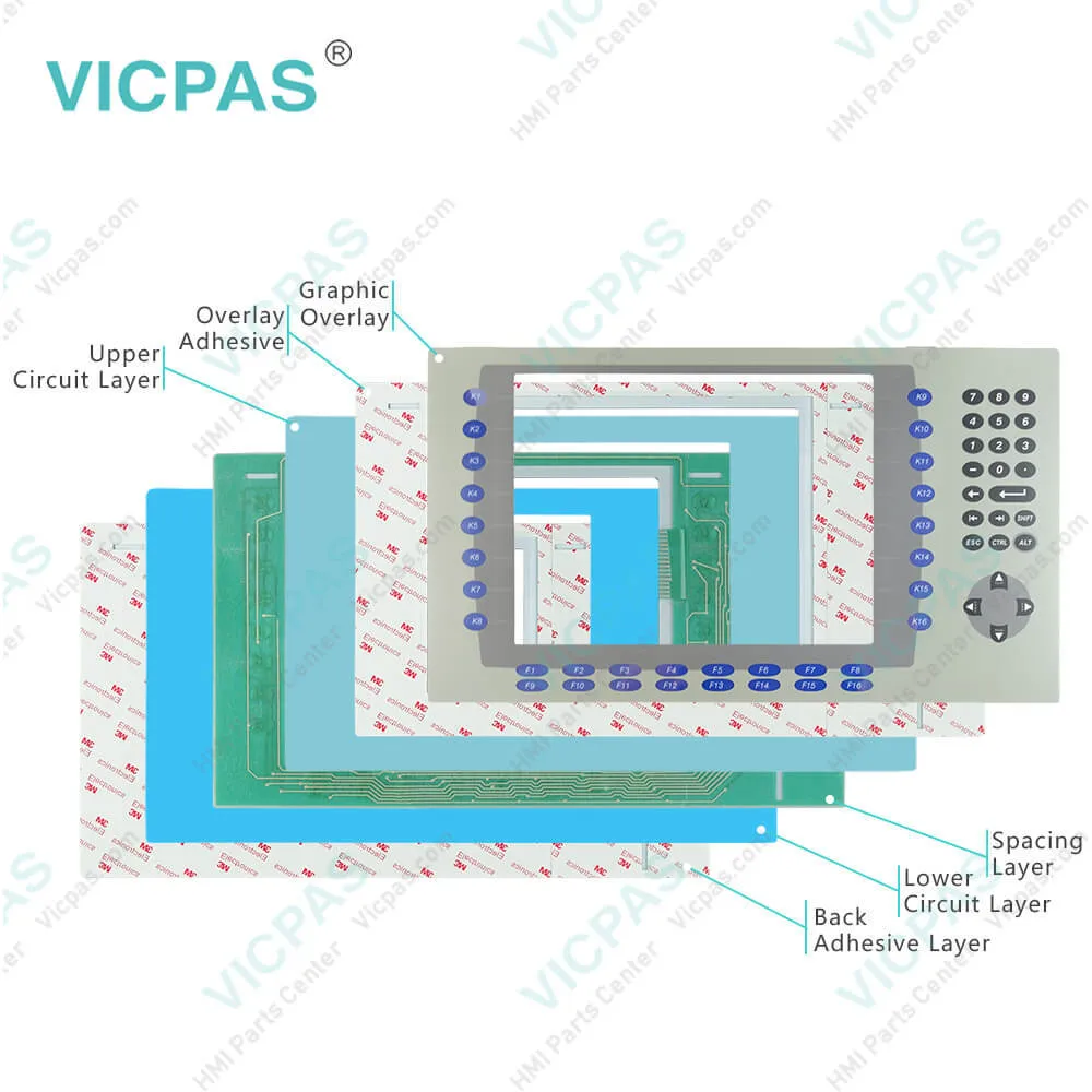 2711P-RBK10 Allen Bradley Membrane Keypad LCD Display Housing