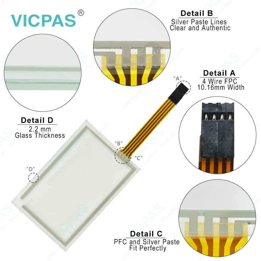 ESA Terminals HMI 29015.809.004 05 44-0075 Touch Panel
