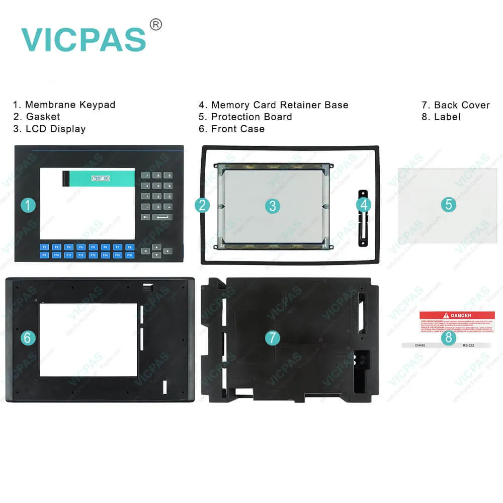 PanelView 1000 2711-K10C20 Membrane Switch Keypad Repair