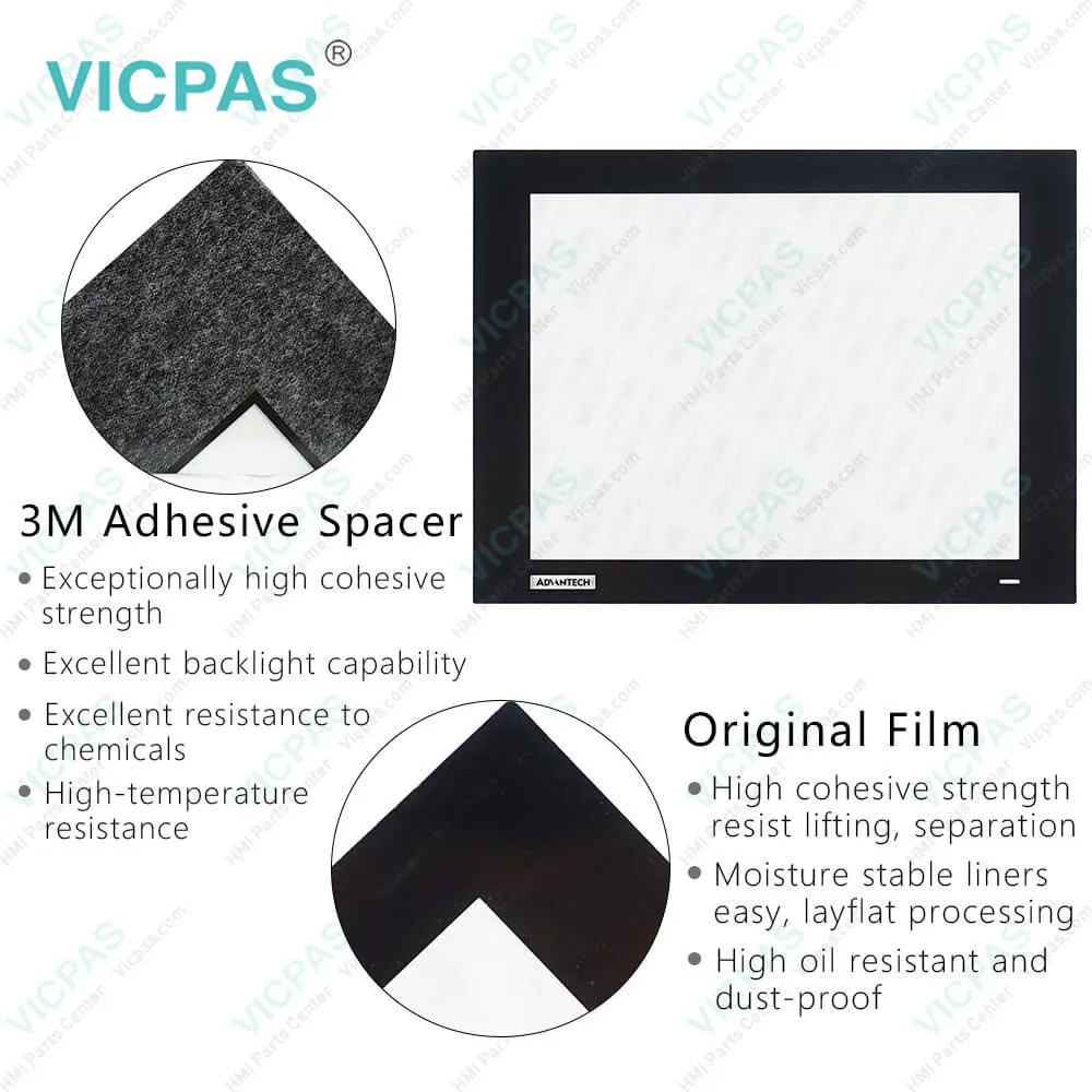 Advantech TPC-1251T-E3BU TPC-1251T-E3CE TPC-1251T-E3CU Touchpad Overlay Repair