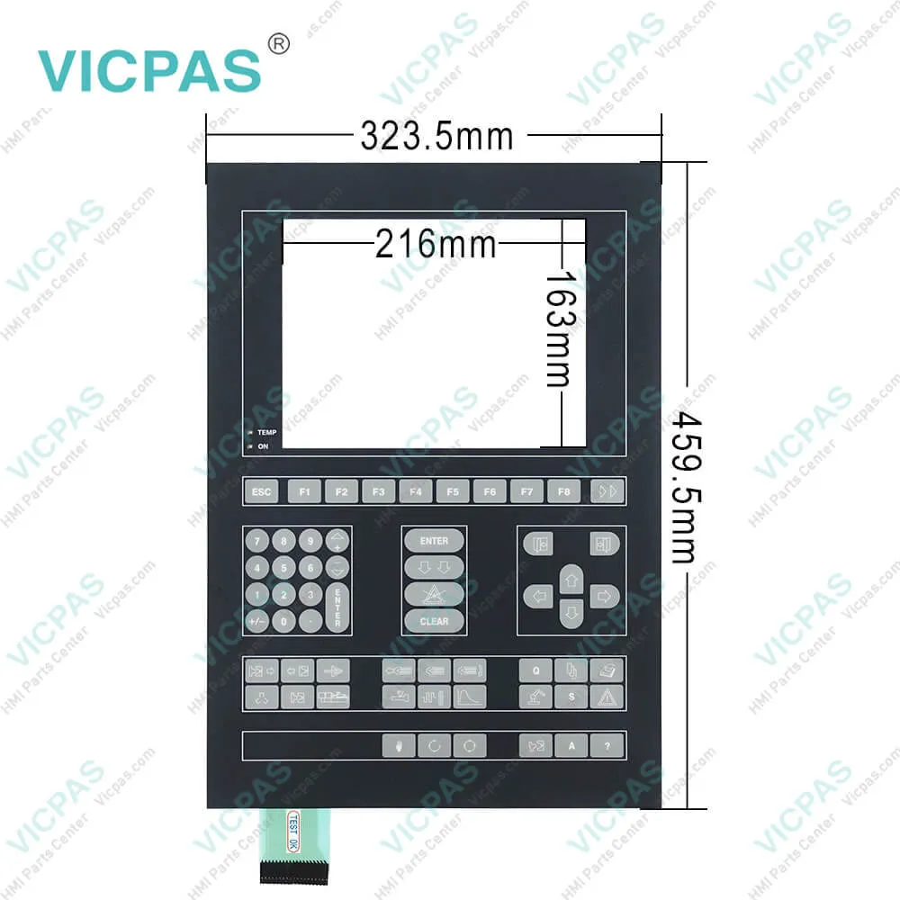 ENGLE KEBA E-CON-CC100/22179 SN. P22179-02316 Keyboard Membrane