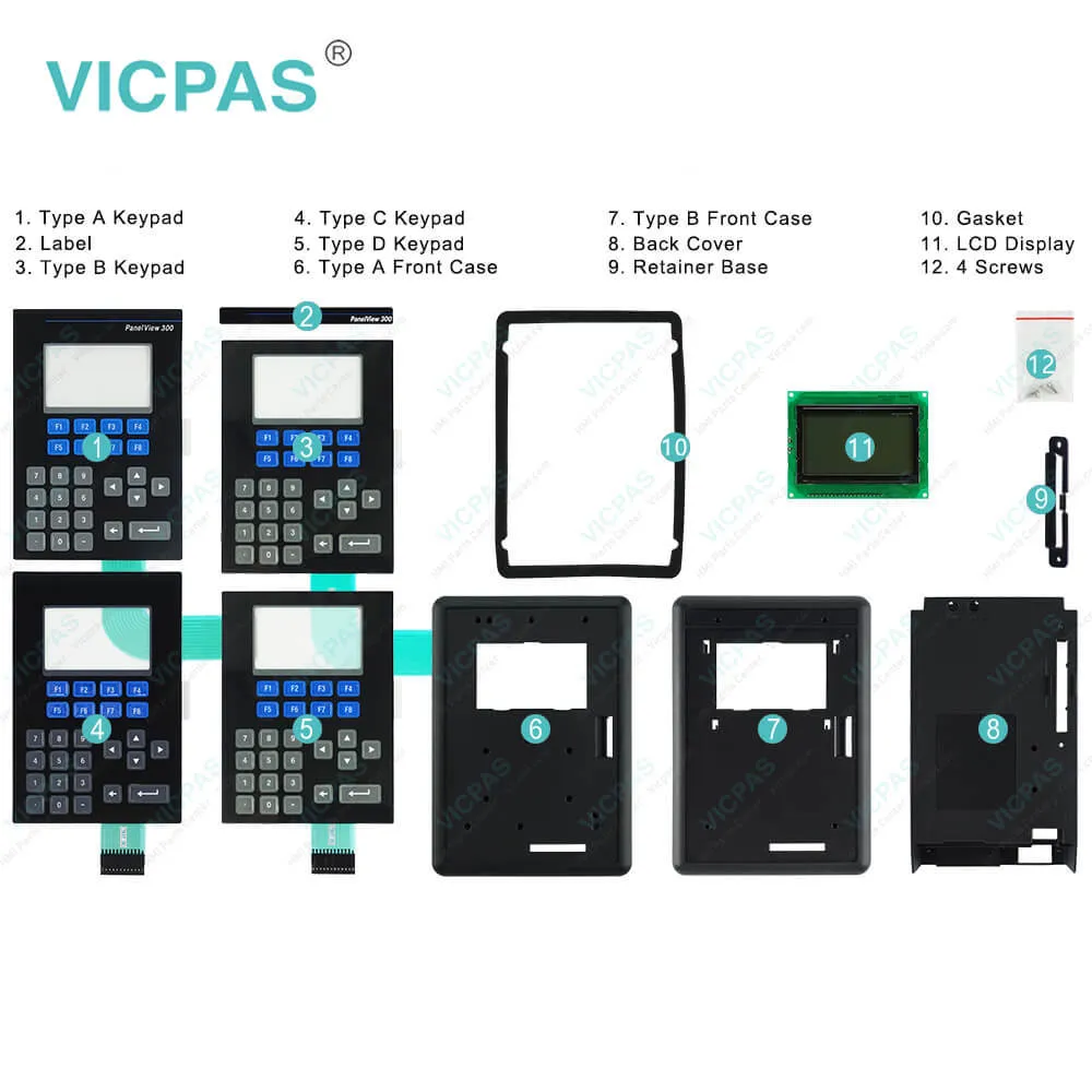 2711-K3A5L1 PanelView 300 Membrane Keyboard Keypad